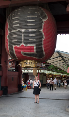 Kaksi palloa - Kaminarimon Gate, Asakusa
