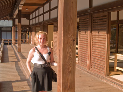 Linda in Tenryu-ji Temple