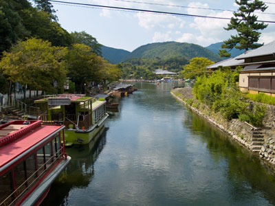 River Boats in Arashiyama